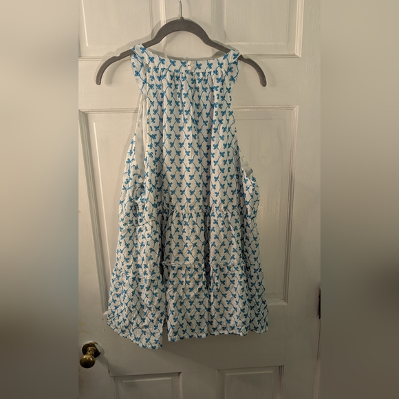 Torrid White Blue Eyelet Tiered Babydoll Top Plus Size 3x NWT - Picture 9 of 11